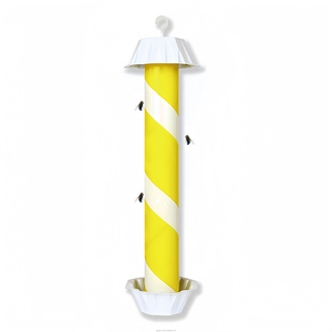 แท่งดักแมลงวันแบบแขวนสองด้านพร้อมคุณสมบัติเรืองแสงในที่มืดสำหรับสวนผลไม้ในเรือนกระจก - Product Image 1