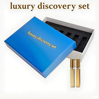 2ml 5ml échantillon parfum découverte ensembles boîte en papier flacon vaporisateur parfum testeur rouleau échantillon boîte d'emballage