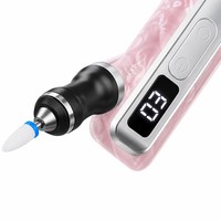 Perceuse à ongles électrique professionnelle avec vitesse réglable, marche avant/arrière, pour salon de manucure, vente en gros