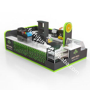 <strong>Custom</strong> Foos <strong>Smoothie</strong> <strong>Juice</strong> <strong>Kiosk</strong> &amp; Fresh Fruit <strong>Juice</strong> <strong>Kiosk</strong> Design for Shopping Mall - Product Image 6