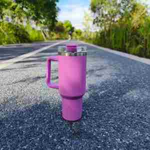 2024 <b>Hot</b> Sale Vacuum Insulated Travel Mug Custom Logo 40 oz Tumbler Cup With Handle Stainless Steel Bulk Price - Product Image 4