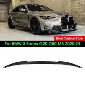 Aileron de coffre en fibre de carbone véritable pour BMW Série 3 G20 Berline & M3 G80 2020-IN OLIVER Boot - Product Image 1
