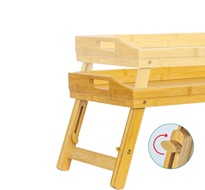 <span class=keywords><strong>Plateau</strong></span> de petit-déjeuner pliable en bambou portable, table pour ordinateur portable, table pour <span class=keywords><strong>manger</strong></span> et travailler sur le canapé, <span class=keywords><strong>plateau</strong></span> de service en bois - Product Image 6