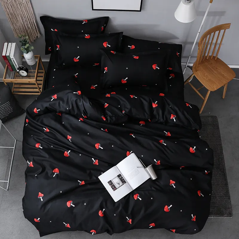 Microfiber Fabric Material High quality Ebay Hot sale home textile 3d designs bed sheet with pillow case