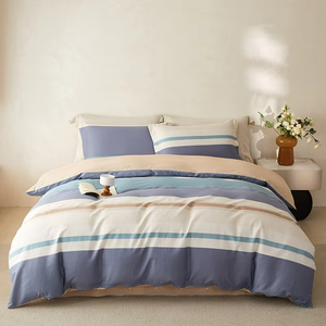 Juego de Funda de Edredón de Algodón 100% Transpirable y Resistente a las Arrugas de Alenhome, con Estampado Botánico <span class=keywords><strong>Fresco</strong></span>, para Parejas - Product Image 3