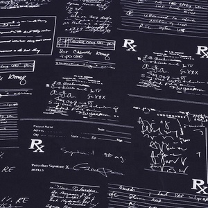 Plaine Style 150GSM Tissé Poly Doux Tissu Georgette Avec <span class=keywords><strong>Équations</strong></span> <span class=keywords><strong>Mathématiques</strong></span> Imprimer - Product Image 3