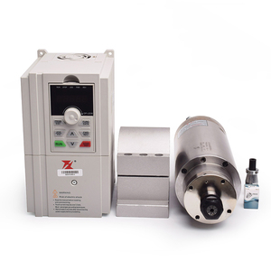 HQD Router Machine <b>Tool</b> Spindle Motor 4.5kw Water Cooled <b>Lathe</b> Boring Woodworking High Speed Milling Er20 Router Machine Too - Product Image 2