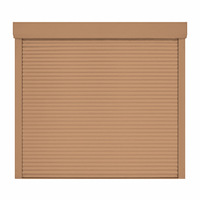 Fenêtre à volet roulant en aluminium extrudé, durable, avec revêtement en poudre, pour villa, hôtel, entrepôt, magasin, dimensions personnalisées