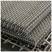 Grille filtrante personnalisée en acier au manganèse 10mm*70mm, maille de fil d'acier découpée pour concasseur, tamis tissé pour criblage de minerai