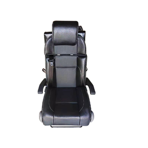 Siège de voiture manuel en cuir PU luxueux, imperméable, avec ceinture de sécurité à 3 points, largeur personnalisable pour camping-car, fourgon, bricolage, <span class=keywords><strong>prix</strong></span> d'usine - Product Image 1