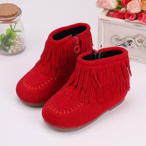 Winter Children's Fashion Ankle Boots Zipper Kids Shoes Snow Boots Solid Color Classic Children Snow Boots - Product Image 2