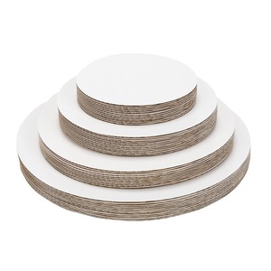 Bán hàng trực tiếp từ nhà sản xuất 3mm chết cắt cạnh 8/10/12/14 inch hộp bánh Trắng cho cơ sở tròn tấm giấy - Product Image 2
