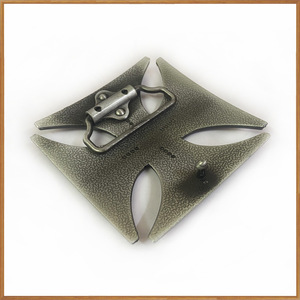经典休闲时尚西部牛仔皮带扣锌合金十字皮带扣男士配件 - Product Image 5