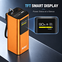 Batterie externe 100W ORANGE 20000mAh, chargeur portable, double sortie Type-C, charge rapide PD, avec écran TFT MG-G210