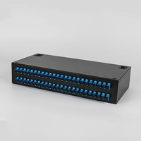 Panneau de brassage fibre optique 48 ports SC UPC, 19 pouces, montable en rack, extractible, entièrement équipé, 2U, 48 fibres, SC FC ST Simplex, panneau ODF