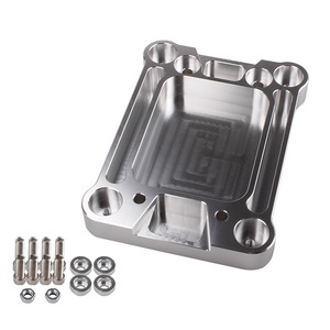 Base de levier de changement de vitesse en alliage d'aluminium, 6.5x4.4 pouces, pour Honda Civic K20 K24 série K - Product Image 3