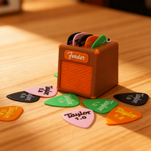 Boîte de rangement pour médiators de guitare imprimés en 3D, Artisanat, Ornements, Cadeaux, Jouets tendance, Figurines créatives, Jouets pratiques - Product Image 3