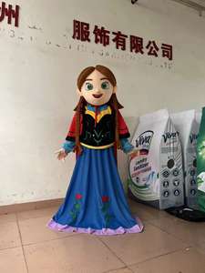 Costume de mascotte commercial mignon <span class=keywords><strong>Elsa</strong></span> princesse Anna princesse <span class=keywords><strong>Olaf</strong></span> pour adulte - Product Image 4