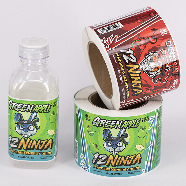 Label Supplier Custom Gloss Laminated Vinyl