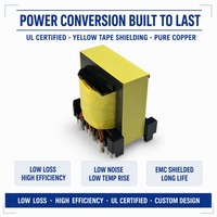 Convertisseur solaire 4000W haute fréquence DC AC EE65 avec transformateur à bobine