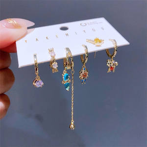 SP Fairy Tale Collection set di <span class=keywords><strong>gioielli</strong></span> eleganti 6 pezzi orecchini a cerchio principessa zircone - Product Image 4