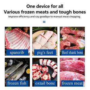 Nuova Sega Elettrica 3in1 per Carne e Ossa, Automatica da Pavimento per Carne Congelata, 220V per Uso Domestico e Commerciale, 1 Anno di Garanzia - Product Image 4