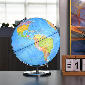 305mm con luz cambiable Color geografía tierra globo plástico noche luz lámpara <span class=keywords><strong>mundo</strong></span> globo hogar Led escritorio globo lámpara - Product Image 3