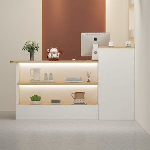 Mostrador de Caja Simple y Moderno para Tienda de Ropa Pequeña, Tienda de Conveniencia, Recepción - Product Image 2