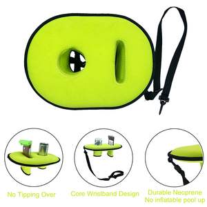 Portavasos Flotante para Piscina, Bolsa de Neopreno para Teléfono, Flotador para Adultos, Bandeja Flotante para Bebidas - Product Image 3