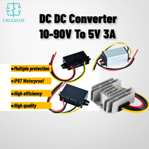 Convertidor DC/DC 72/60/48/<span class=keywords><strong>36</strong></span>/2424/12V DC a 5V Convertidor reductor Módulo Buck 10 - 60V Regulador de voltaje para pantalla LED - Product Image 2