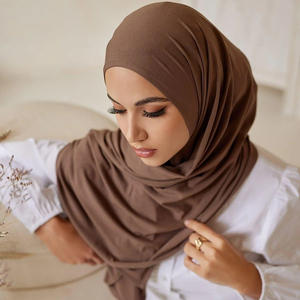 Gran oferta, bufandas ajustadas, Hijabs musulmanes, Jersey, Hijab versátil, bufanda, Jersey, Jersey elegante, Hijab, bufanda para mujer para las cuatro estaciones - Product Image 4