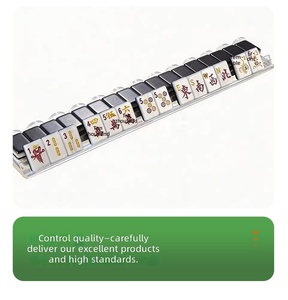 <span class=keywords><strong>Mahjong</strong></span> américain de luxe en acrylique <span class=keywords><strong>noir</strong></span> <span class=keywords><strong>et</strong></span> <span class=keywords><strong>blanc</strong></span> avec perles - Product Image 4
