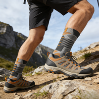 Chaussettes de randonnée durables, respirantes, imperméables et antibactériennes, avec absorption des chocs et soutien de la voûte plantaire pour les marcheurs de sentier et le trekking