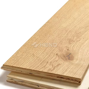 Parquet en bois d'ingénierie moderne en chêne pour l'intérieur, placage multicouche avec nœuds naturels pour salon - Product Image 1