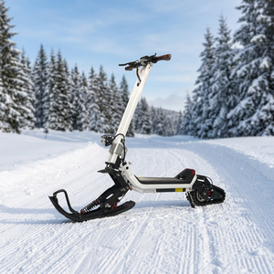 Trottinette électrique G63 SnowTrack, moteur sans balais 1500W, alliage d'aluminium, pneus de 11 pouces, batterie lithium longue portée 60 km, 50 km/h - Product Image 3