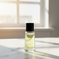 Bouteille en verre cylindrique Aroma Garden, design luxueux, bouchon en liège, impression sur soie personnalisable pour désinfectant volcanique et parfum