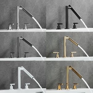 Современный смеситель для ванной с двумя ручками - Product Image 1
