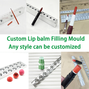 カスタム12キャビティラウンドリップバームアルミ金型ビークリップスティックリップスティック金型充填金型 - Product Image 5