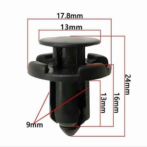 Trung quốc của bán chạy nhất tùy chỉnh an toàn clevis côn pins với vật liệu khác nhau Đen Nylon ô tô Clip nhựa - Product Image 3