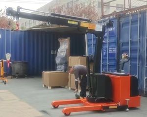 Grúa de tienda giratoria eléctrica Grúa eléctrica de una sola tienda Apilador eléctrico Transpaleta Carretilla elevadora diésel Pasillo muy estrecho - Product Image 6