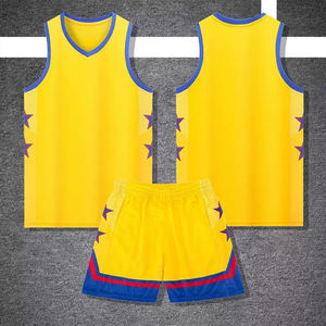 カスタム メンズ 夏用 メッシュ バスケットボールウェア セット 速乾 トレーニング Tシャツ カレッジバスケ向け - Product Image 5