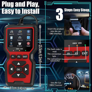 V519 hot-bán OBDII toàn bộ hệ thống đọc mã mới đến cầm tay tự động quét công cụ ELM327 xe công cụ Chẩn đoán động cơ phân tích - Product Image 6