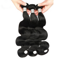 Perruques africaines synthétiques non-Remy pré-collées, extensions de cheveux en vrac, lots de cheveux ondulés, bouclés, noirs, grandes vagues, 100g, vente en gros