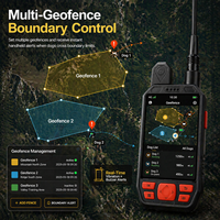 Sistema de Rastreo GPS para Perros de Caza Resistente Guptomes Bolrok, Red 4G LTE, Comunicación VHF Fuera de la Red, Localizador de Perros Impermeable Pro