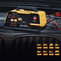 E-ANKE AK-2330S Intelligentes 12V 24V Blei-Säure-Batterieladegerät 3 bis 30A Einstellbarer Strom mit 150A Motorstartfunktion