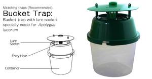 Piège à phéromones réutilisable pour insectes, mouches, mites, insectes volants, pour usage extérieur, jardin, ferme - Product Image 5