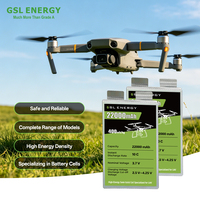 Batterie de drone GSL ENERGY 22000mAh, cellule de batterie de drone UAV 400Wh/kg, batterie lithium-ion semi-solide pour solution de projet de drone