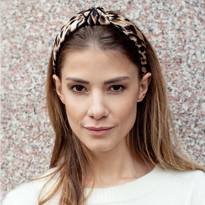 New Arrived 2019 Fashion Hair Accessories Winter Headband Knot Leopard Women Headband