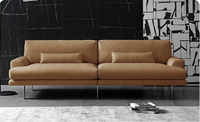 Juego de Sofás Chesterfield de Cuero Genuino Estilo Moderno Francés, Totalmente Blanco, Importado, de Alta Gama, Piel de Vacuno de Primera Calidad, para Hotel o Escuela