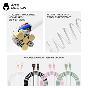 Nuevo Cable de Datos para Teléfono Móvil de Silicona, 3.8M, Duradero y Elegante, Cable Tipo C, Cable USB para <span class=keywords><strong>iPhone</strong></span> 17 16 15 <span class=keywords><strong>14</strong></span> 13 <span class=keywords><strong>Pro</strong></span> - Product Image 4